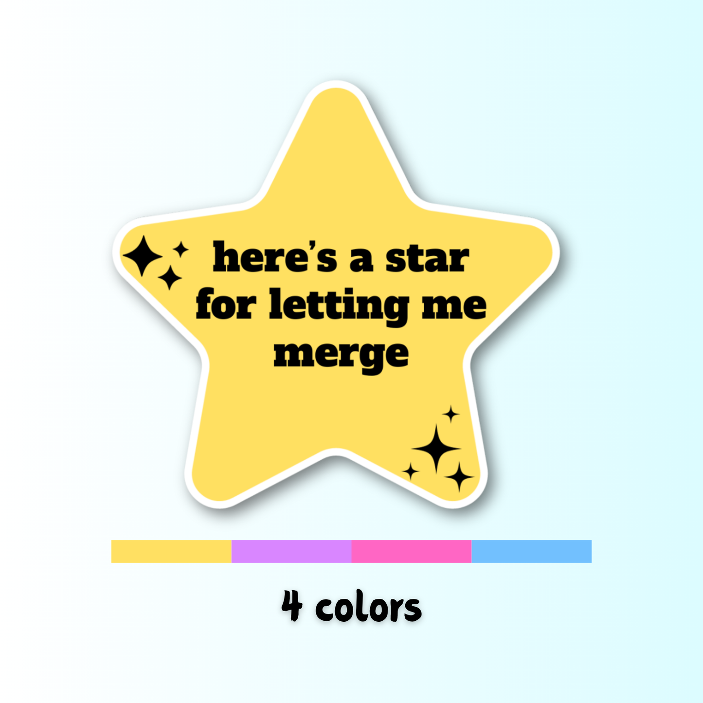 Here's a star for letting me merge