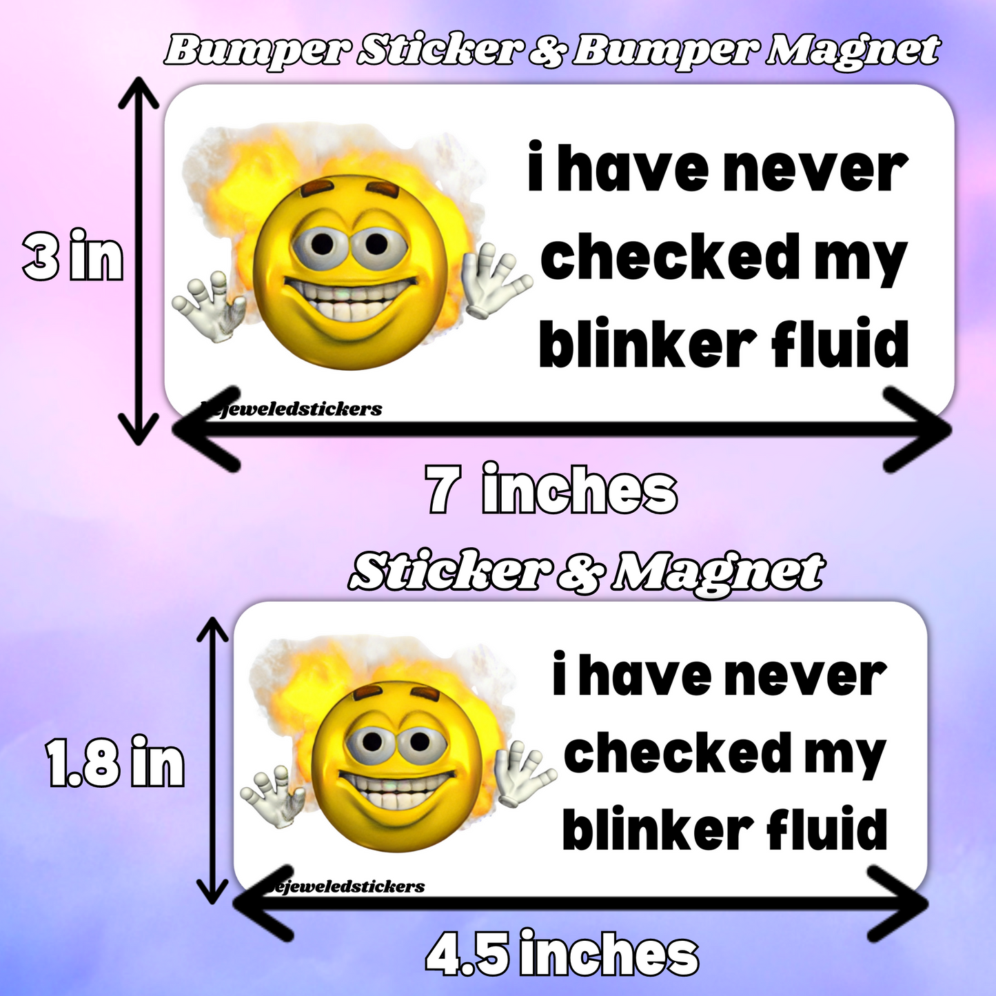I have never checked my blinker fluid