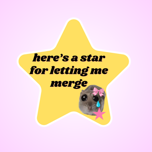here's a star for letting me merge hamster
