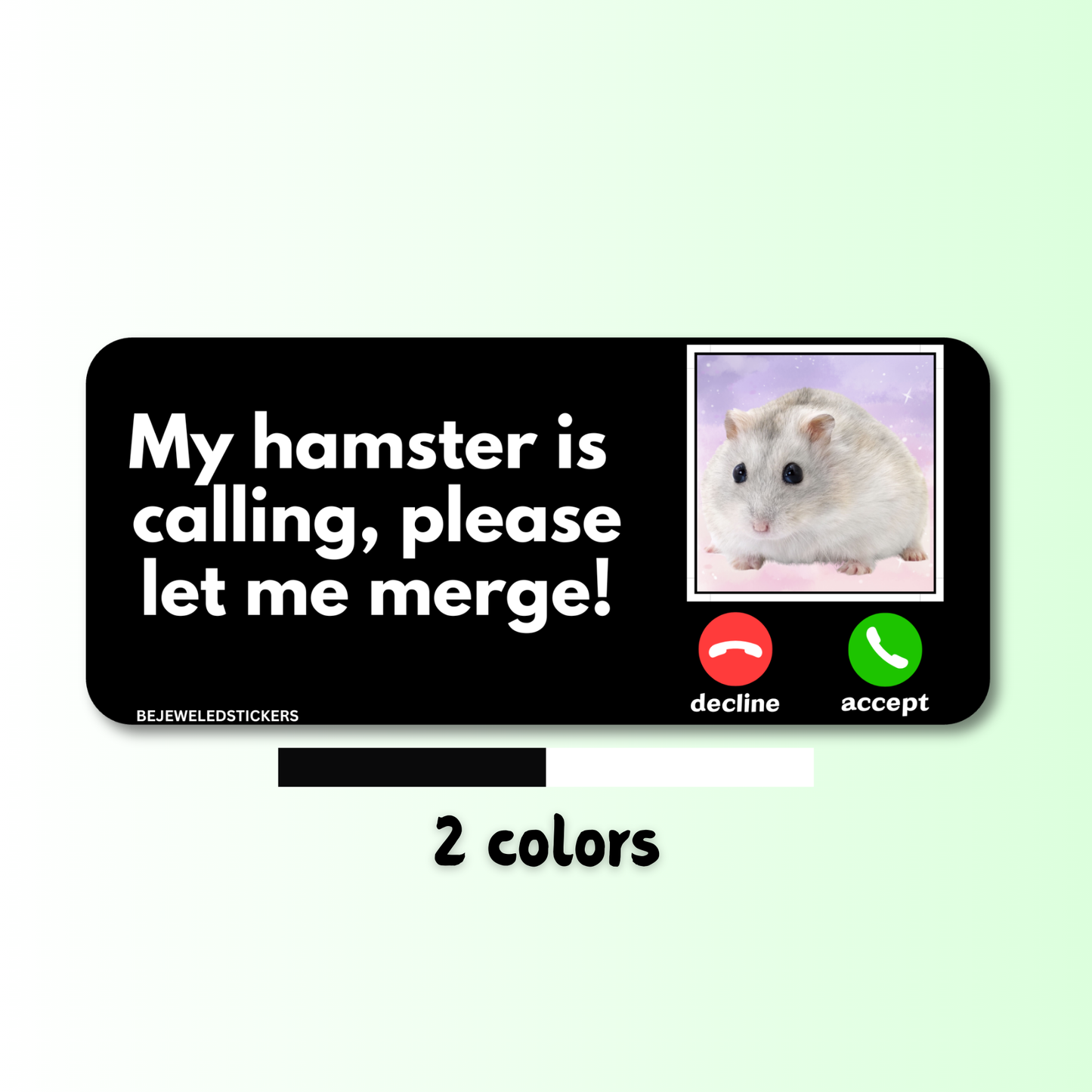 my hamster is calling, please let me merge