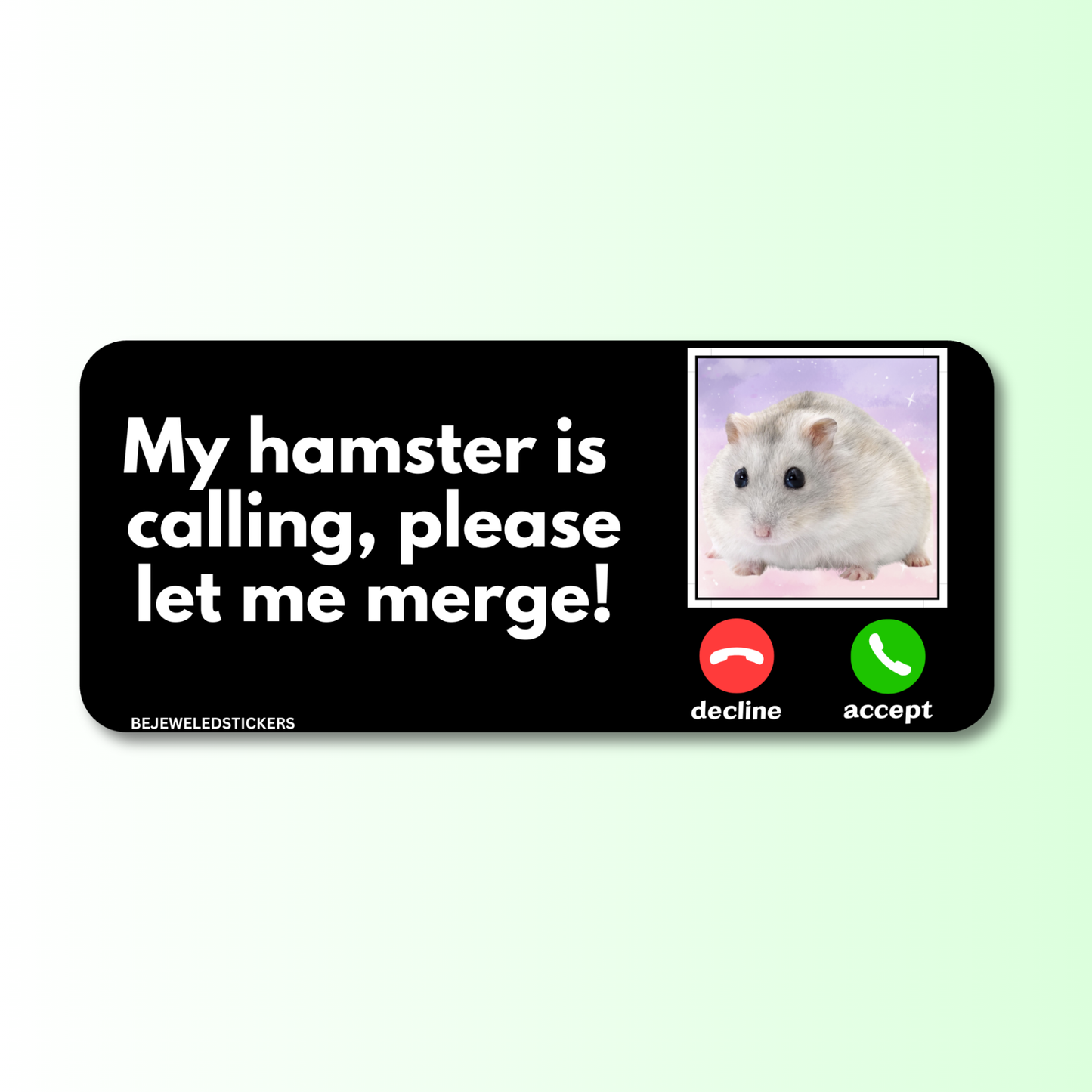 my hamster is calling, please let me merge