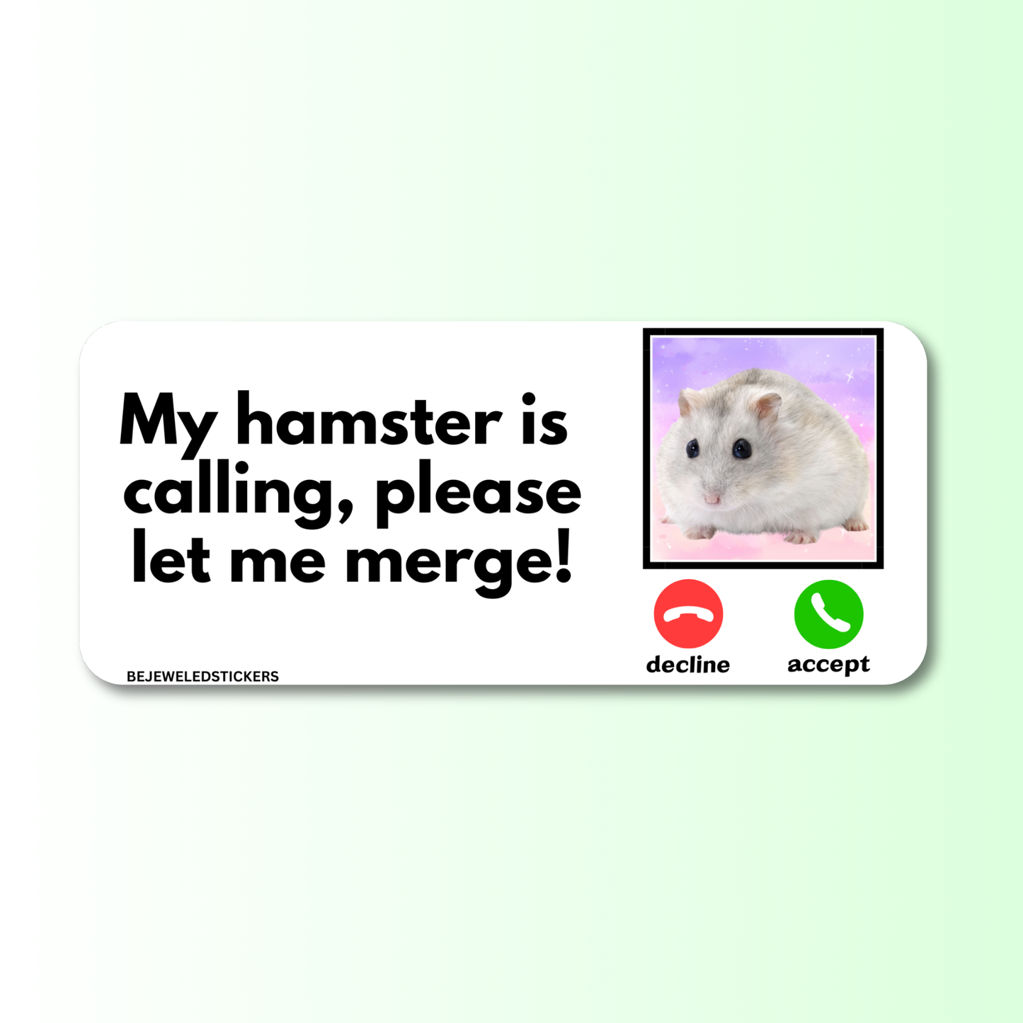 my hamster is calling, please let me merge