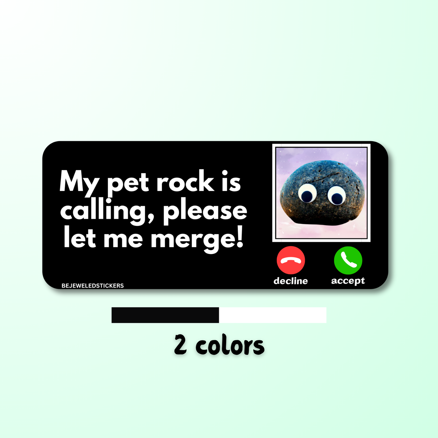 my pet rock is calling, please let me merge