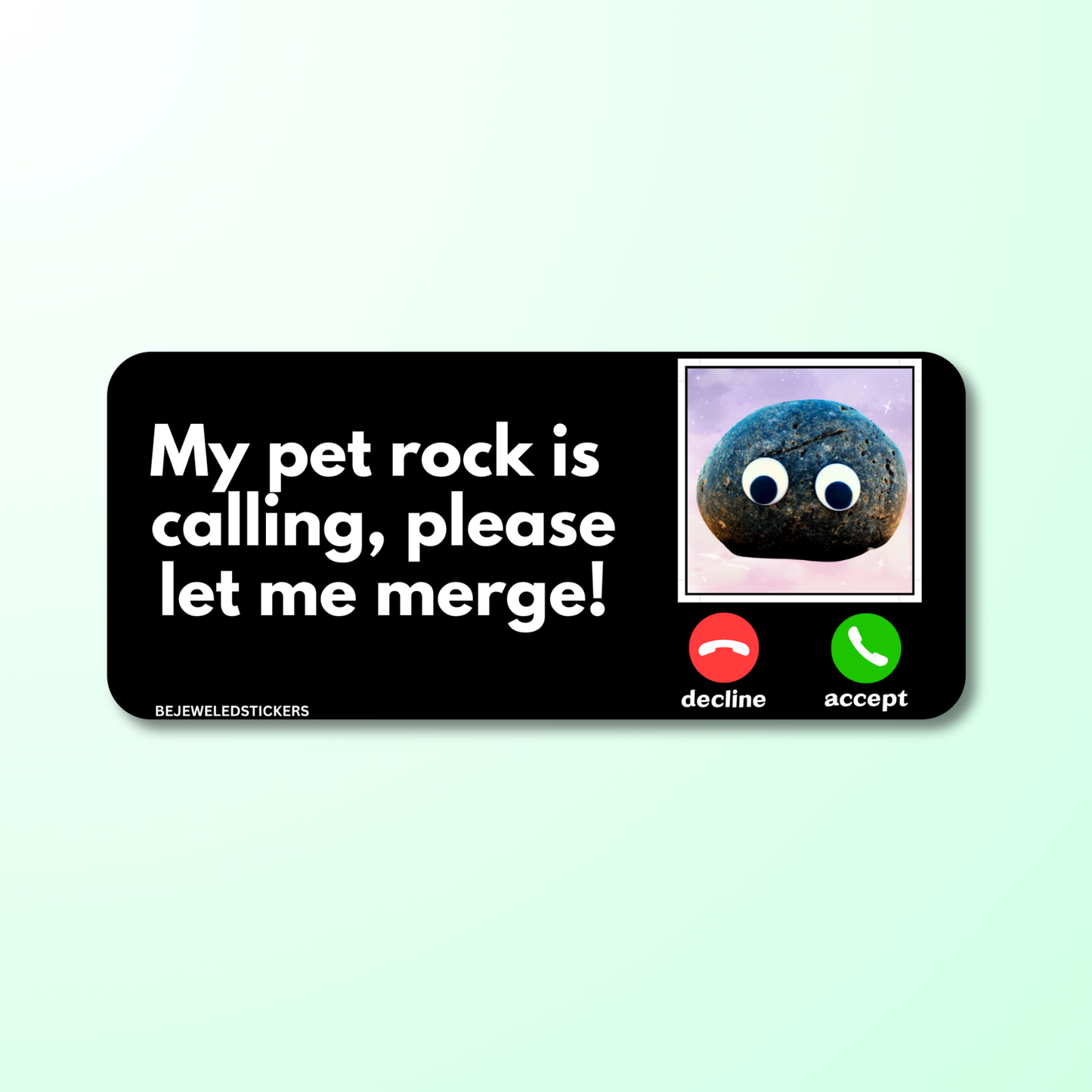 my pet rock is calling, please let me merge