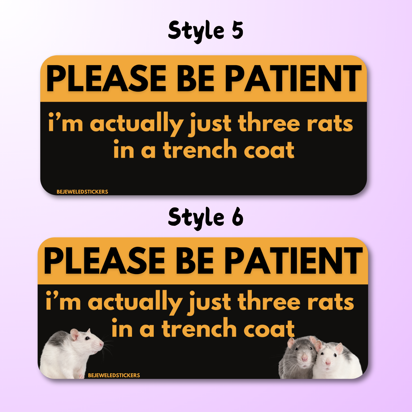Please be patient, i'm just three dogs in a trench coat