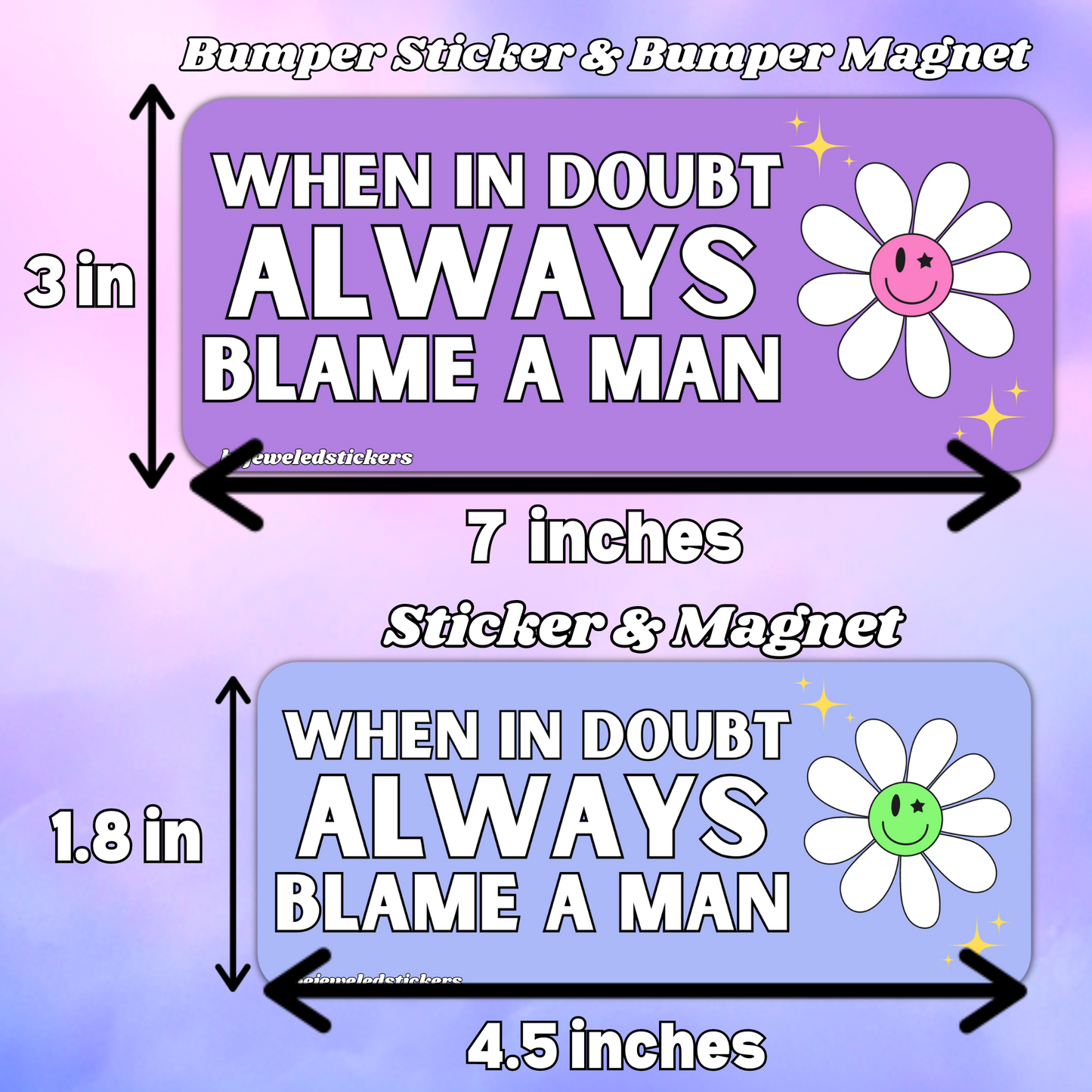 When in doubt, always blame a man