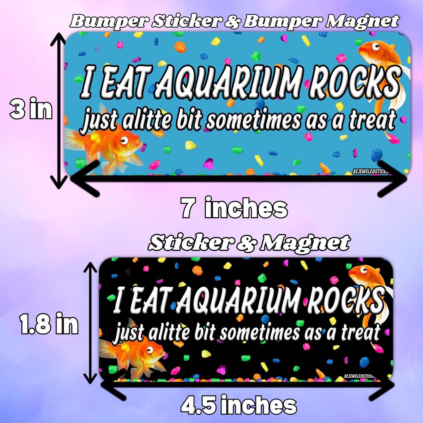 I Eat Aquarium Rocks