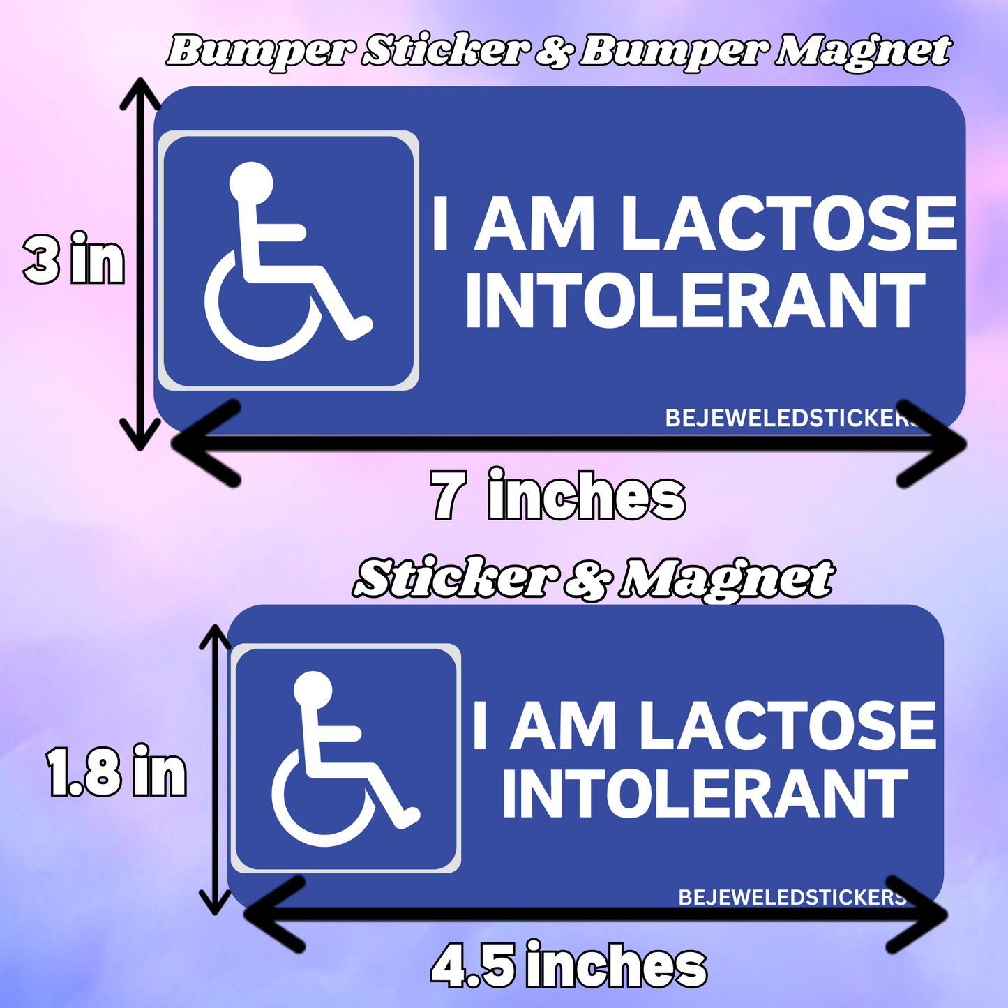 i am lactose intolerant