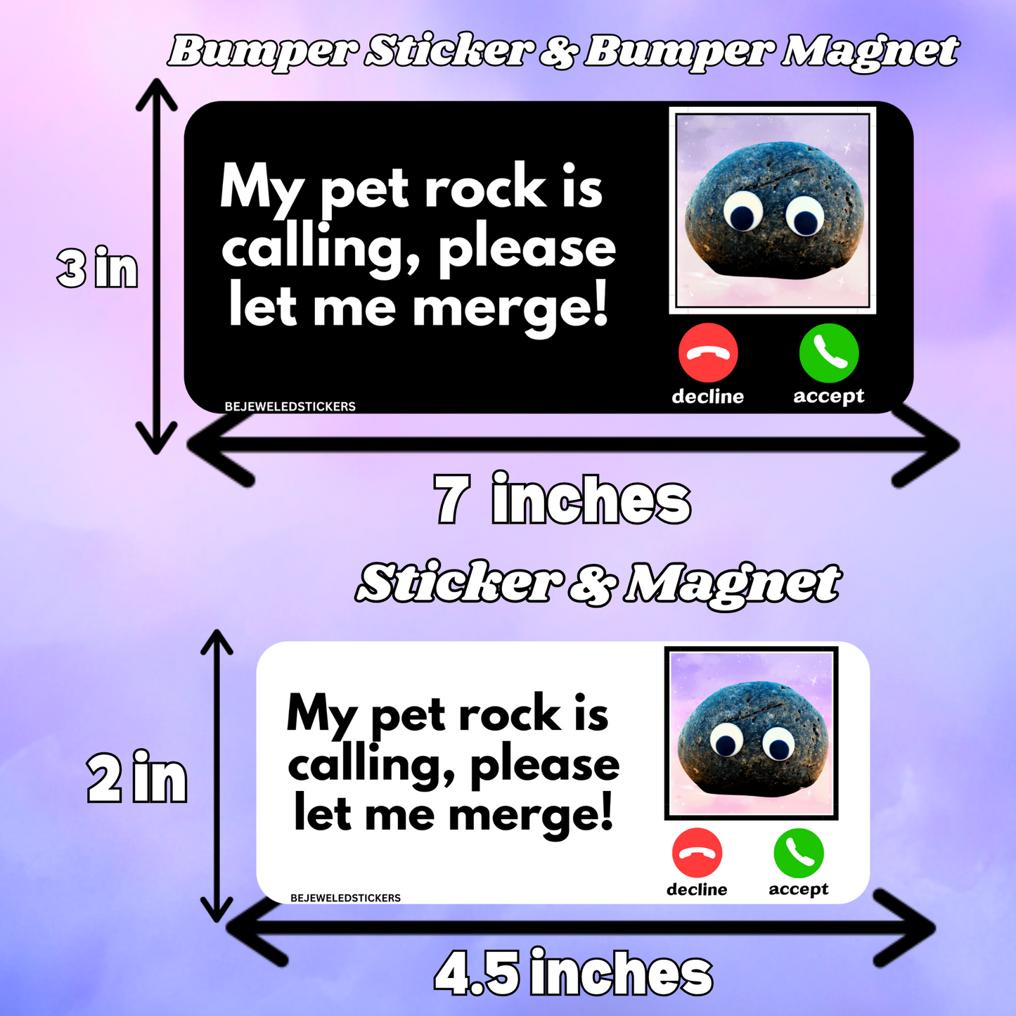 my pet rock is calling, please let me merge