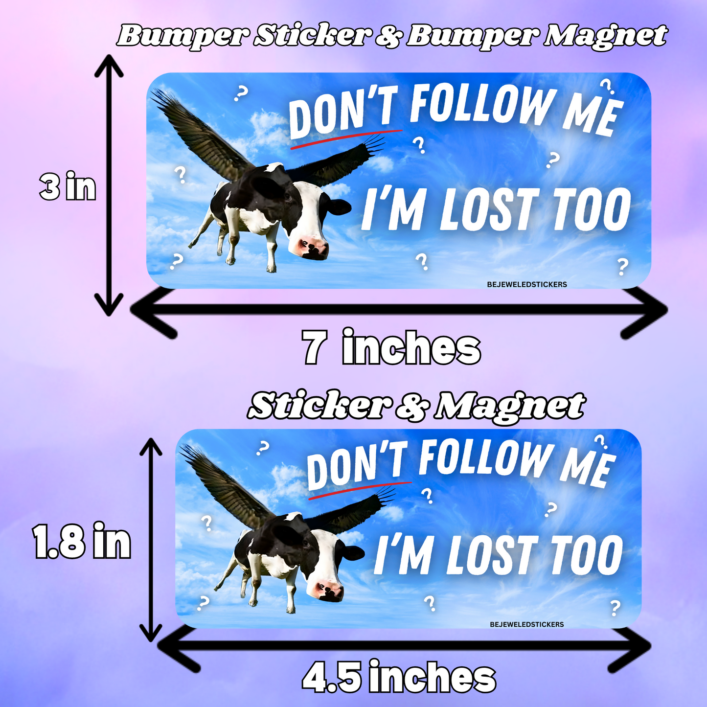 dont follow me, im lost too