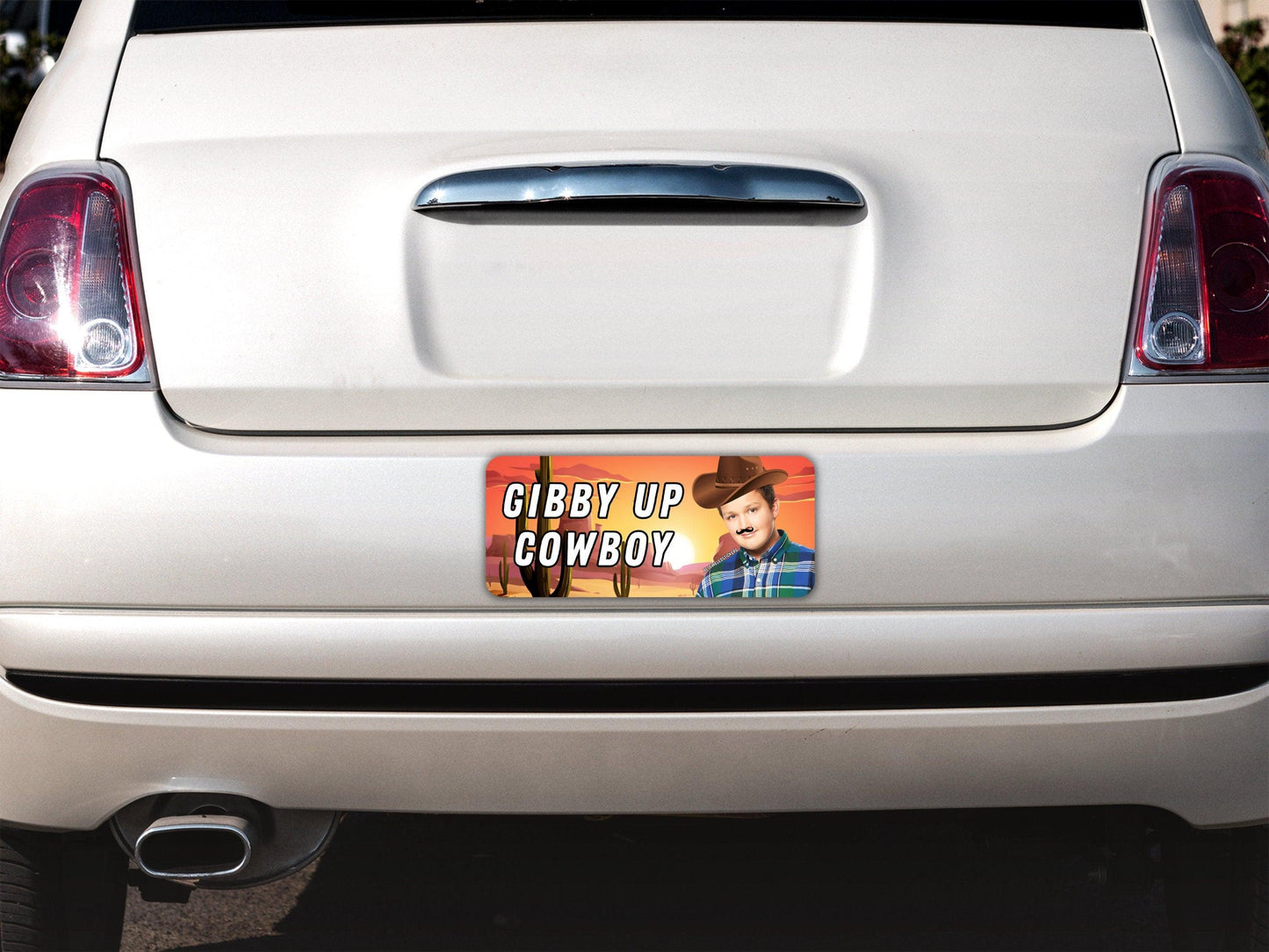 Gibby Up Cowboy | Funny Cowboy Gen Z Meme | Sticker, Bumper Sticker And Magnet! - bejeweled stickers
