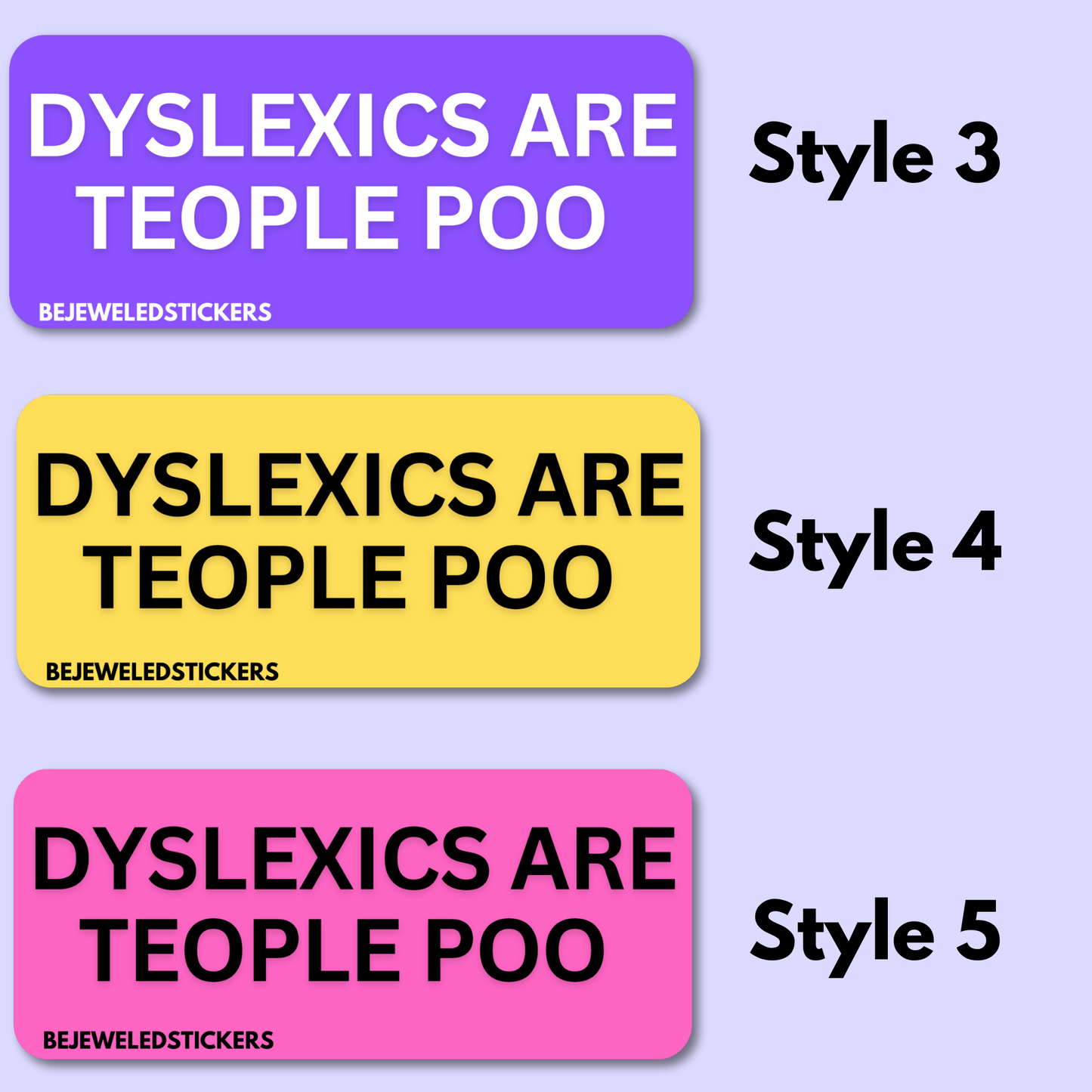 dyslexics are teople poo