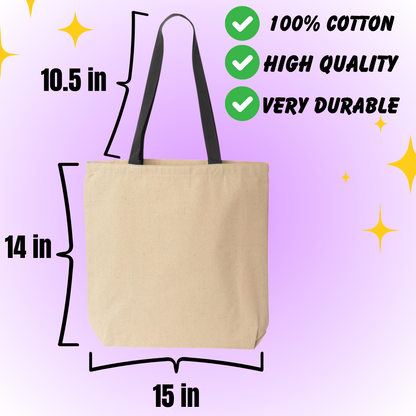 I heart custom text tote bag