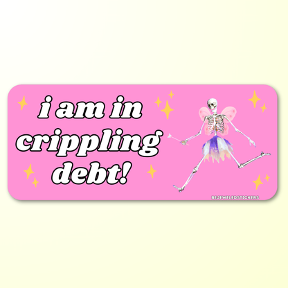 i am in crippling debt