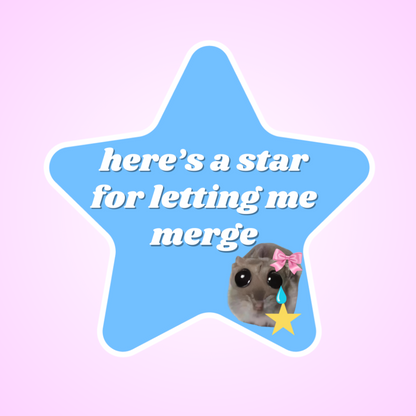 here's a star for letting me merge hamster