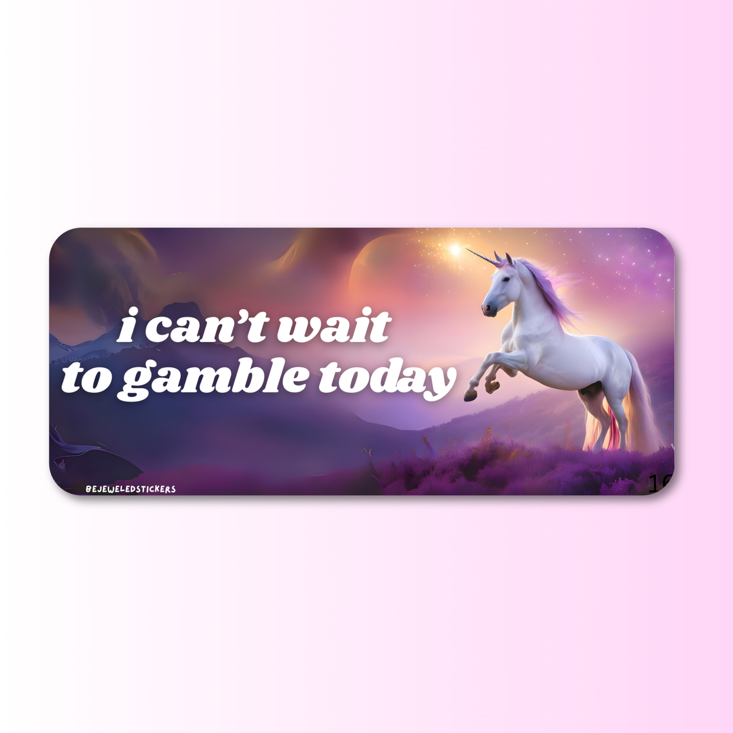 i can't wait to gamble today