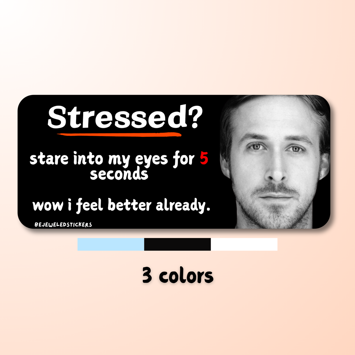 stressed? stare into my eyes for 5 seconds