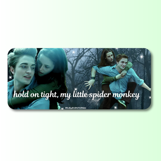 hold on tight, my little spider monkey