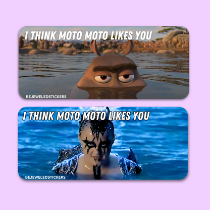 i think moto moto likes you