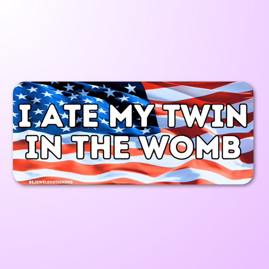 I ate my twin in the womb