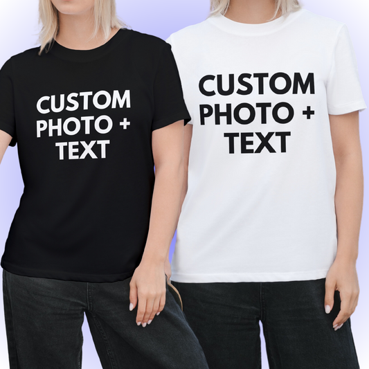 Custom Text & Custom Photo Shirt