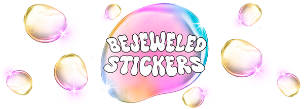 SK217 Bejeweled Crown Stickers - Barebooks