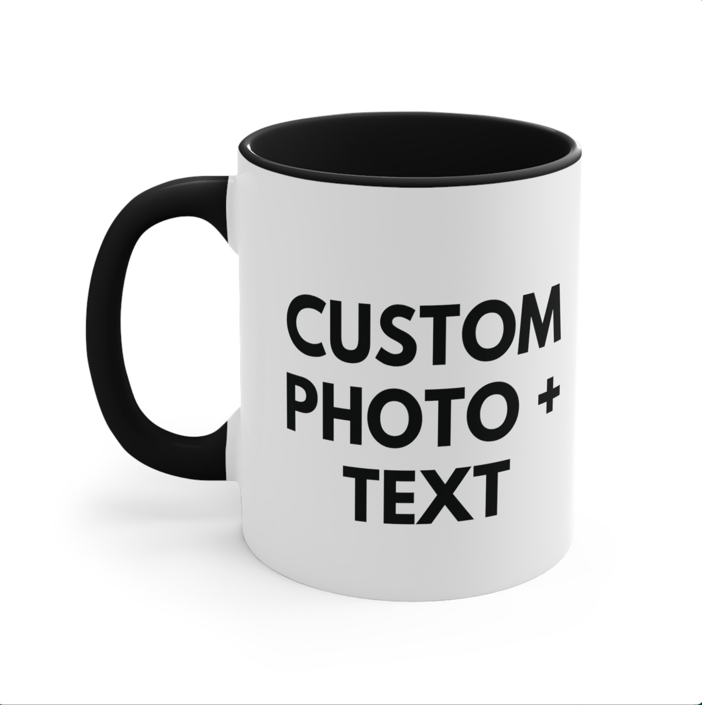 Custom photo & Custom text mug