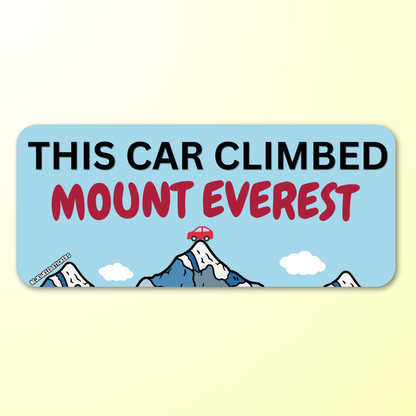 This Car Climbed Mount Everest