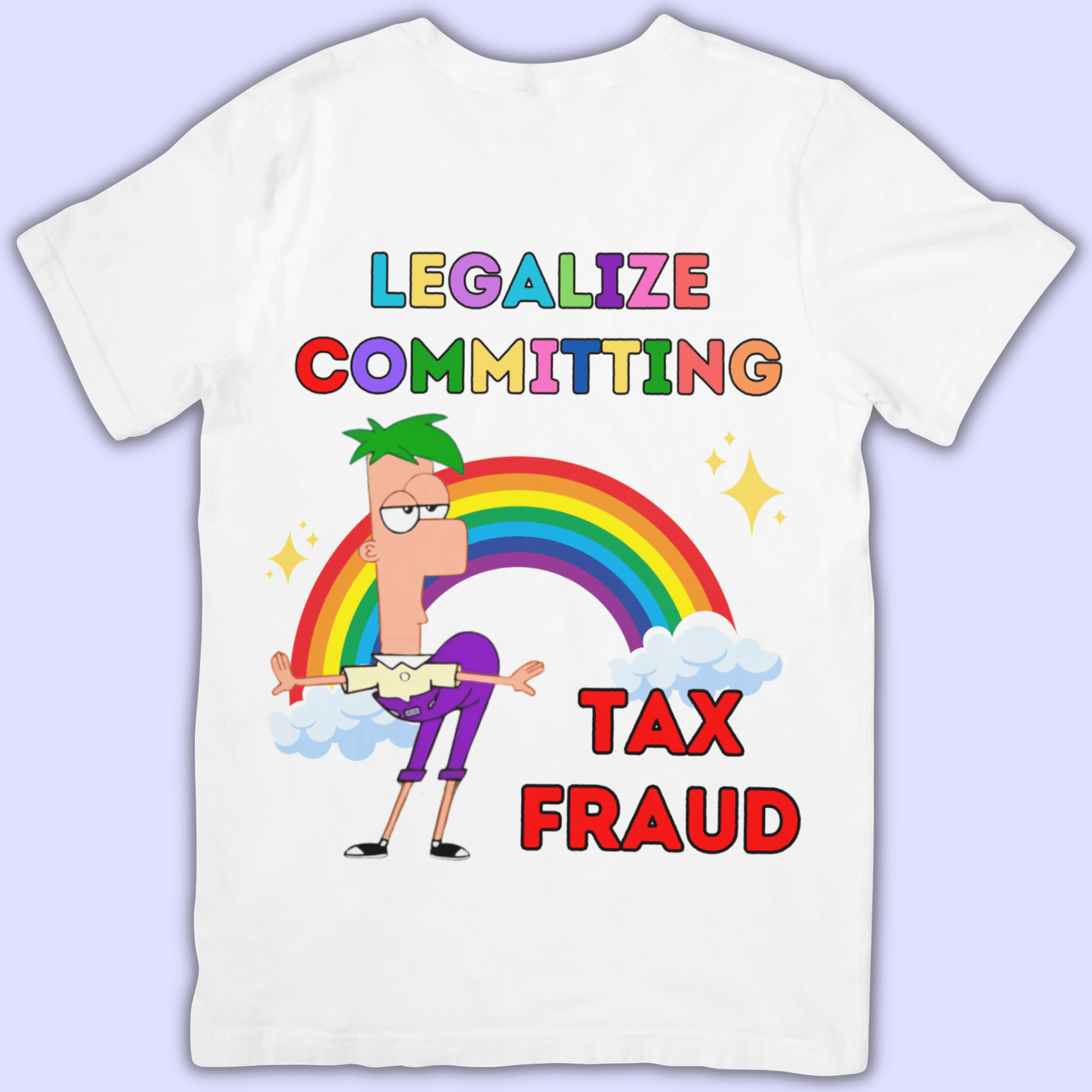 Legalize Committing Tax Fraud - bejeweled stickers