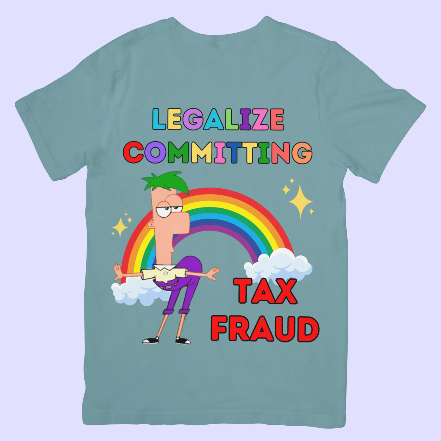 Legalize Committing Tax Fraud - bejeweled stickers