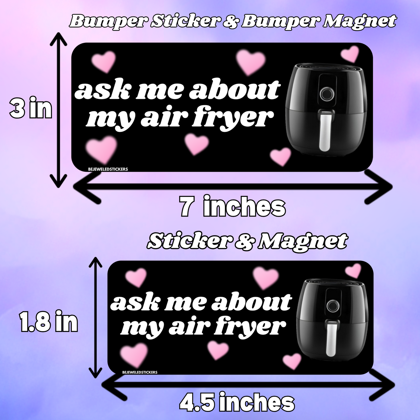 ask me about my air fryer